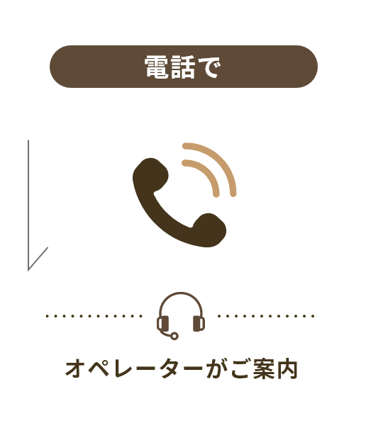 お電話で
